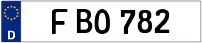 Truck License Plate